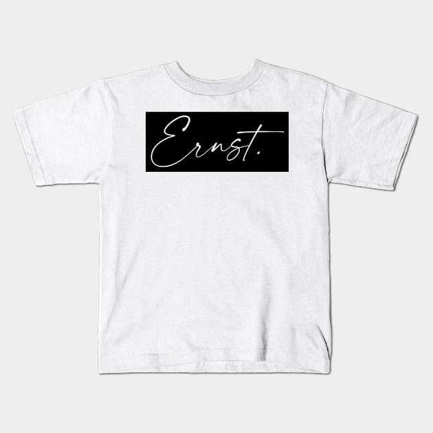 Ernst Name, Ernst Birthday Kids T-Shirt by flowertafy